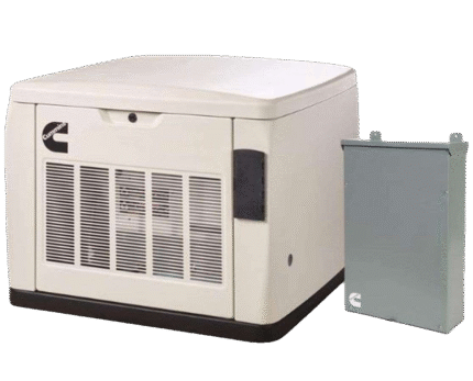 Cummins RS20AC A061C602 20kW WiFi Quiet Connect™ Series Standby Generator LP/NG with 200A Automatic Transfer Switch Scratch and Dent